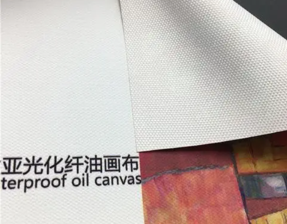 化纤布可以做成油画布吗?