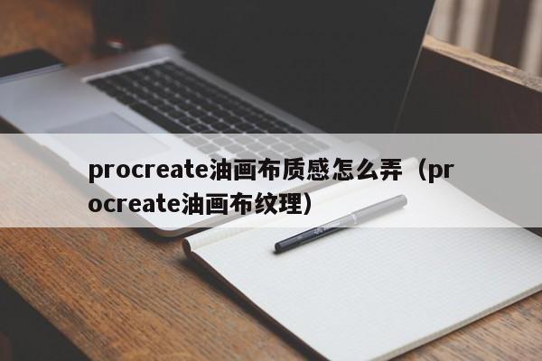 procreate油画布质感怎么弄（procreate油画布纹理）